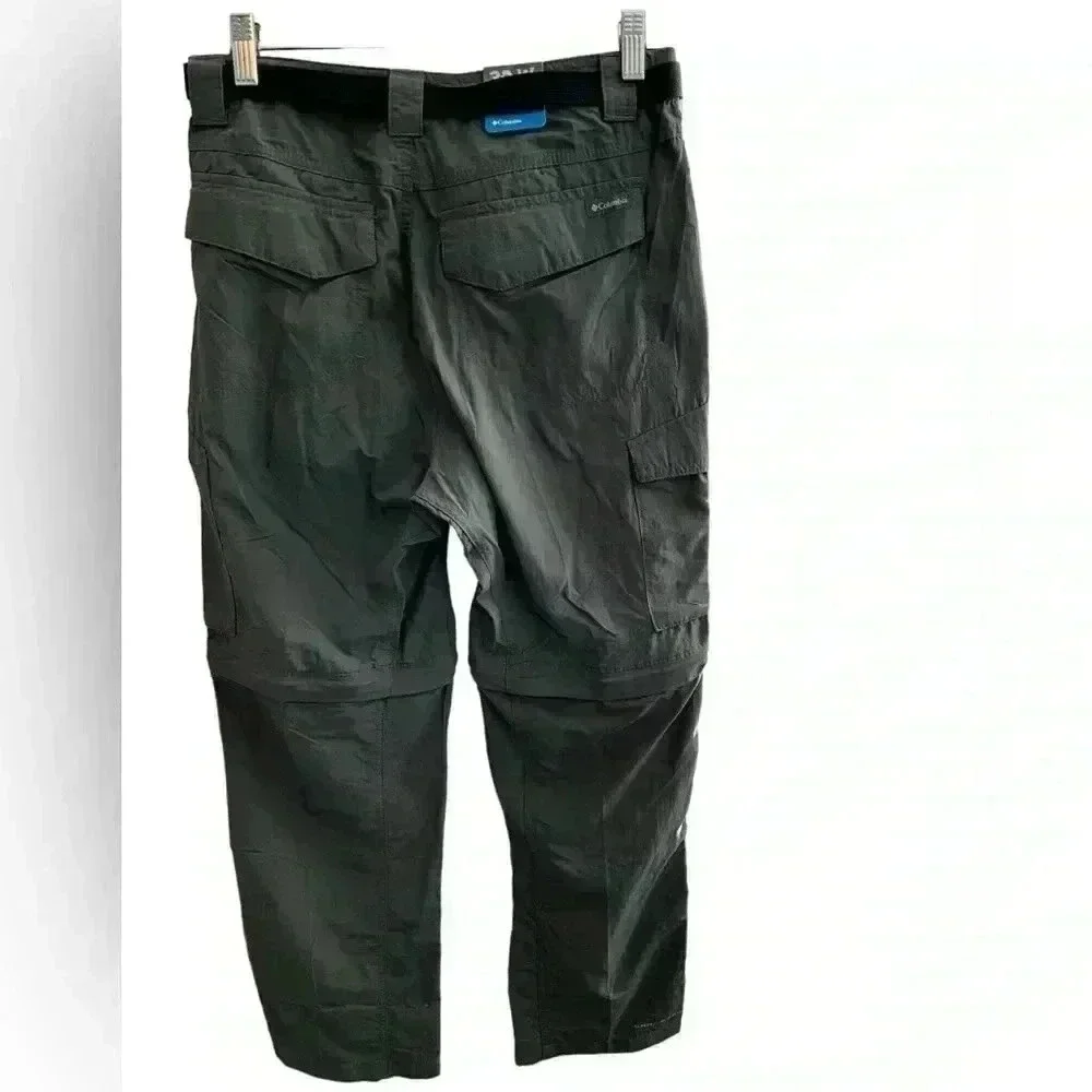 Columbia Convertible Pants Men's 30 x 30 Green Omni Shade Sun Protection Hiking